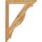 Ekena Millwork Funston Slat Rough Sawn Bracket w/ Offset Brace, Western Red Cedar, 6"W x 36"D x 48"H BKT0604X36X48FST06RWR - alternate 3